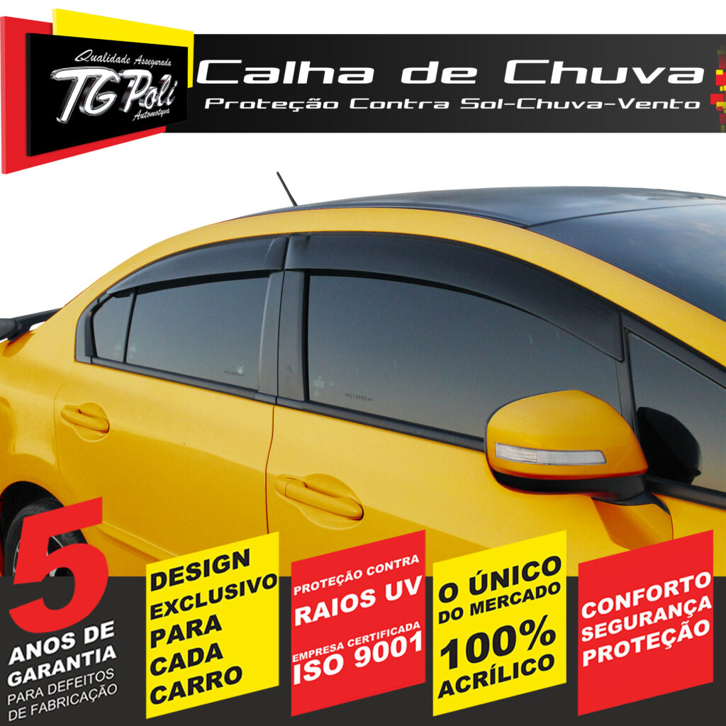 Calha De Chuva Tg Poli Universal Acrílico W16 Audio