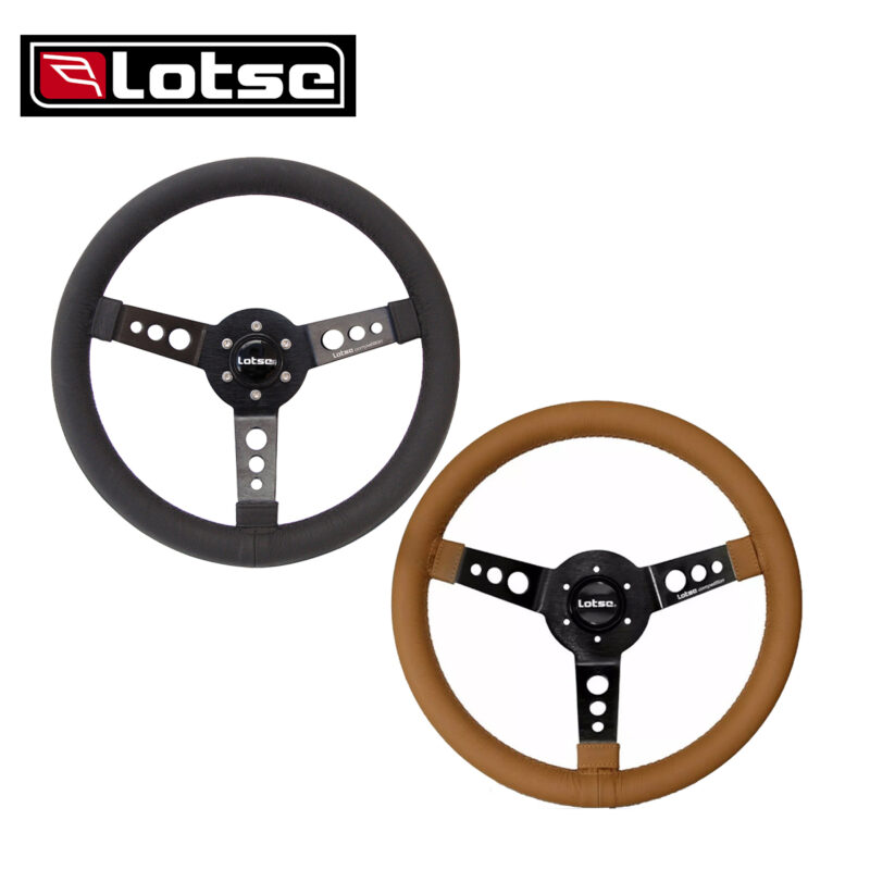 Volante Clássico Lotse Maxx ( Black / Marrom ) - Imagem 1