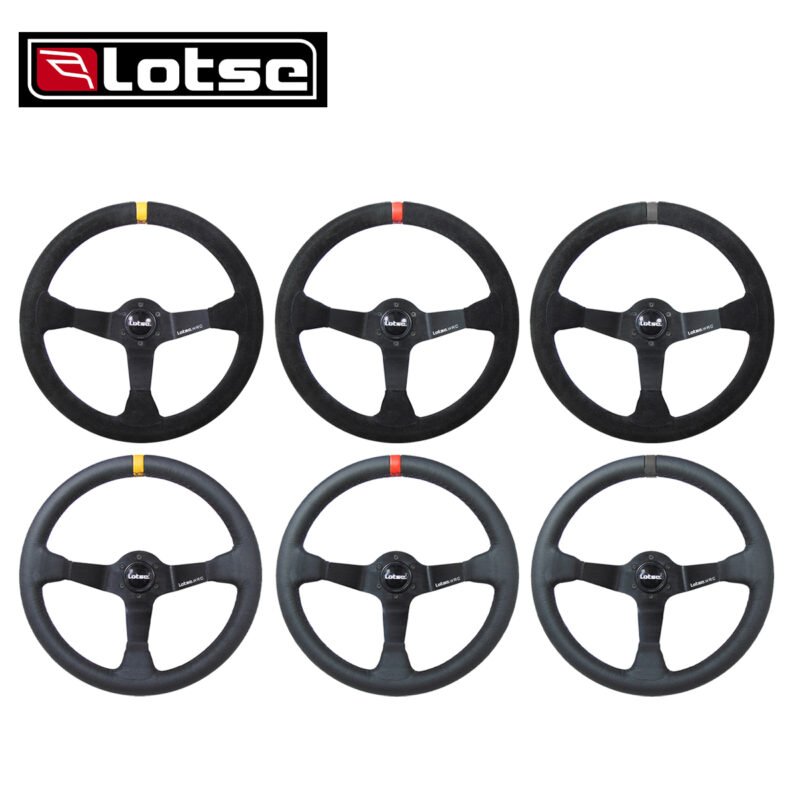 Volante Esportivo Lotse Wrc ( Camurça / Couro ) - Imagem 1