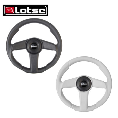 Volante Náutico Lotse Otto ( Preto / Branco )