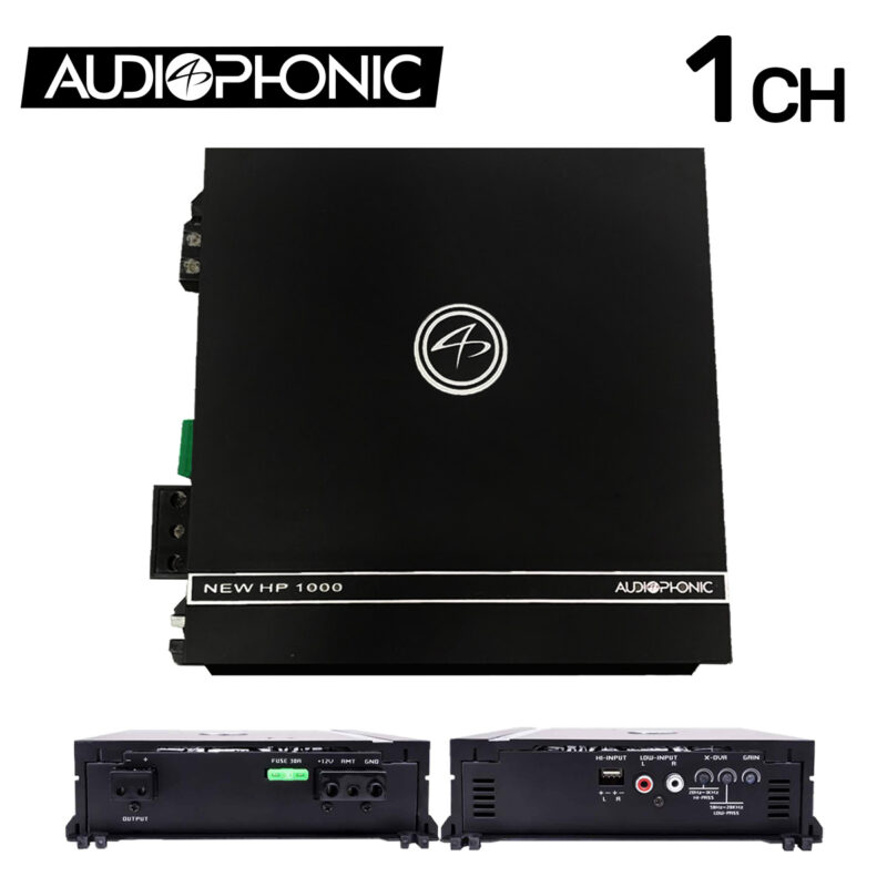 Amplificador Audiophonic Mono New HP1000 ( 500w Rms ) - Imagem 1