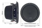 Subwoofer Audiophonic C1 10 D4 ( 10 Polegadas / 300W Rms ) - Imagem 3