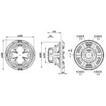 Subwoofer Bravox Black Bk12-d4 700w / 12 Polegadas / 4ohms - Imagem 6