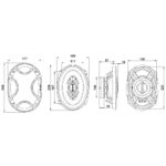 Kit Facil Bravox X Triaxial ( B3x60x 6 + B4x69x 6x9 ) 480w - Imagem 4