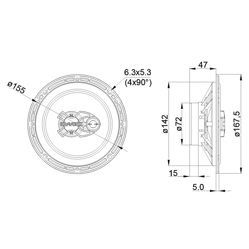Kit Facil Bravox X Triaxial ( B3x60x 6 + B4x69x 6x9 ) 480w - Imagem 5