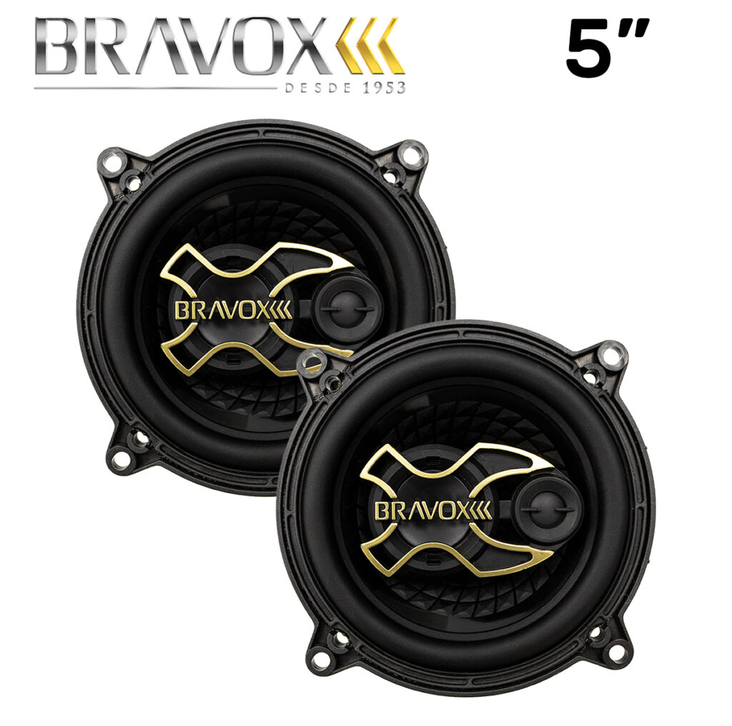 Par Alto Falante Triaxial Bravox B X G Gold Pol W W Audio