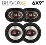 Kit Facil Bravox X Triaxial ( B3x60x 6 + B4x69x 6x9 ) 480w