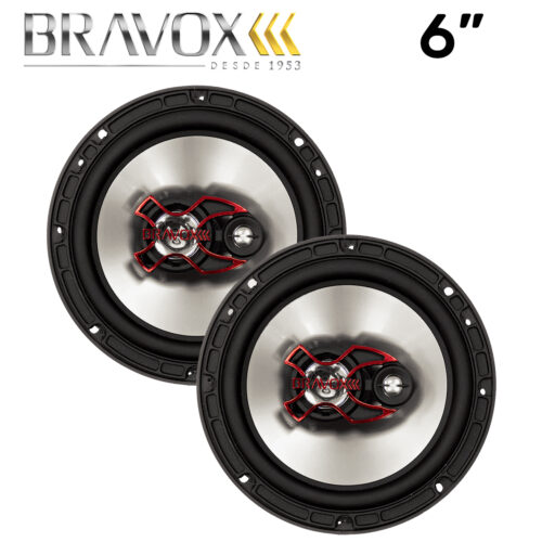 Par Alto Falante Bravox Triaxial B3x60x 6 Polegadas / 200w