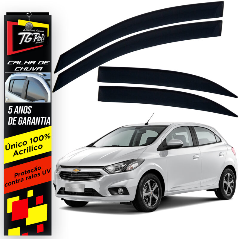 Calha Chuva Tg Poli 23.032 Chevrolet Onix - Imagem 1