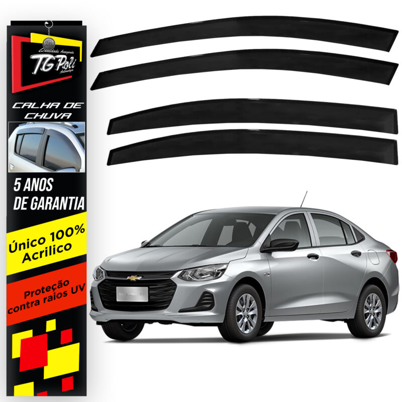 Calha Chuva Tg Poli 23.035 Chevrolet Onix Plus - Imagem 1