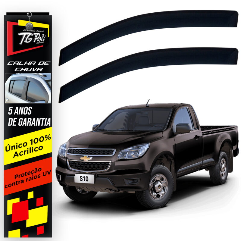 Calha De Chuva Tg Poli 23.024 Chevrolet S10 - Imagem 1