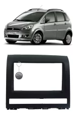 Moldura Acabamento Painel Multimídia 7 Polegadas Fiat Idea Palio Siena e Weekend