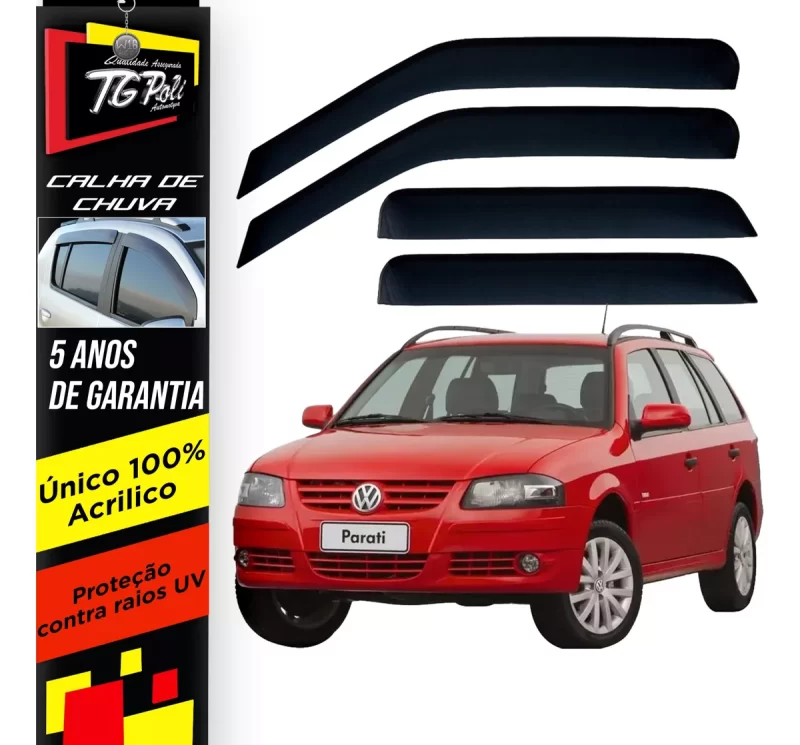 Calha Chuva Tg Poli 22.004 Volkswagen Parati G4 - Imagem 1