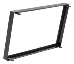 Moldura Painel Multimídia Preta 2 Din Mp5 Dvd Honda City Dx e Fit - Imagem 2