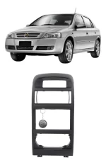 Kit Moldura Painel Multimídia Preta 7 Pol Chevrolet Astra