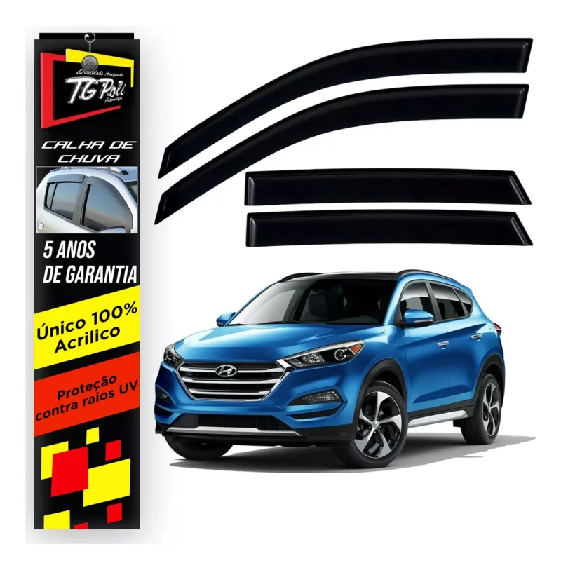 Calha Chuva Tg Poli 25.001 Hyundai Tucson - Imagem 1