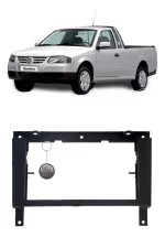 Moldura Acabamento Painel Multimídia 7 Polegadas Volkswagen Saveiro Gol e Parati