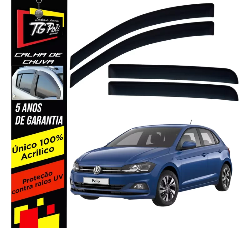 Calha Chuva Tg Poli 22.019 Volkswagen Polo - Imagem 1