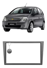 Moldura Acabamento Cinza Painel Multimídia 7 Pol Chevrolet Meriva Corsa Montana Vectra