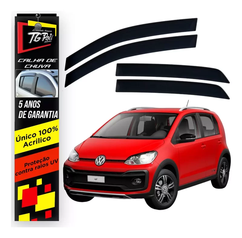 Calha Chuva Tg Poli 22.017 Volkswagen Up - Imagem 1