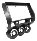 Combo Moldura Painel Multimídia Mp5 Dvd Grafite Honda Fit - Imagem 2