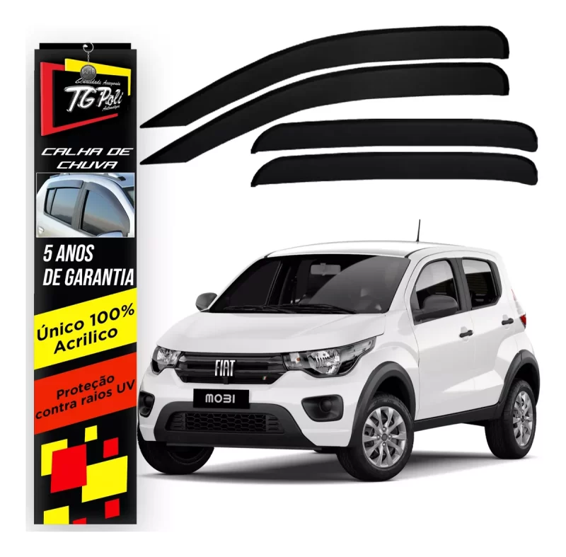 Calha Chuva Tg Poli 24.022 Fiat Mobi - Imagem 1