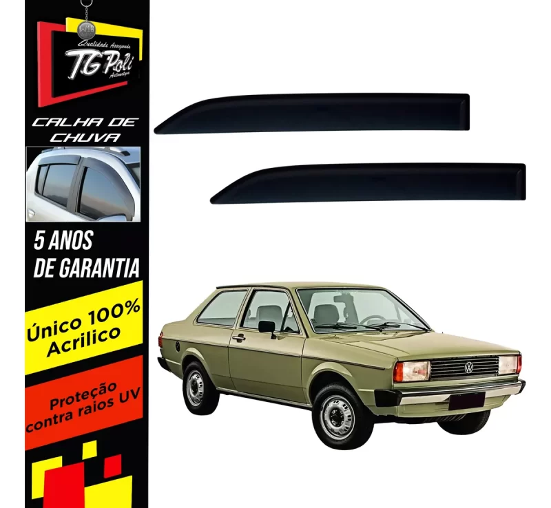 Calha Chuva Tg Poli 22.001 Volkswagen Voyage - Imagem 1
