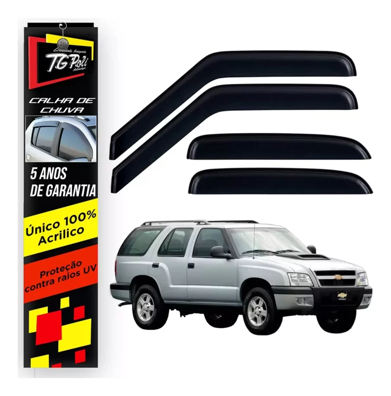 Calha De Chuva Tg Poli 23.006 Gm Blazer - Imagem 1