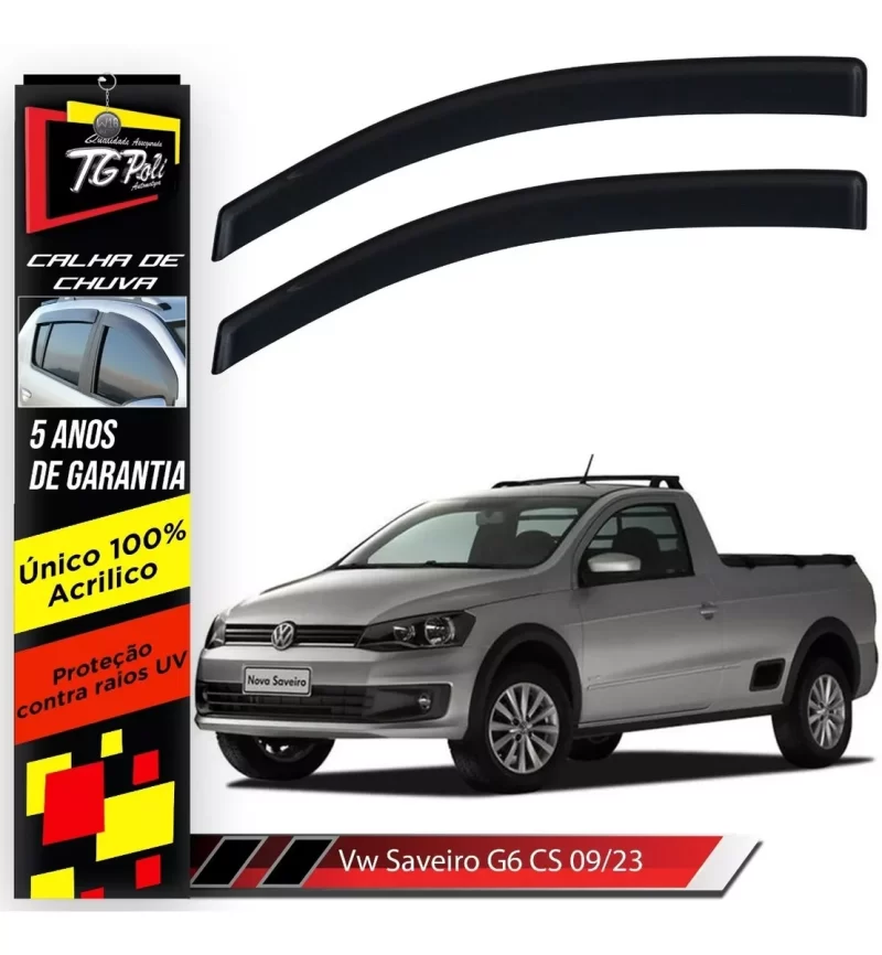 Calha Chuva Tg Poli 23.004 Corsa Hatch - Imagem 1