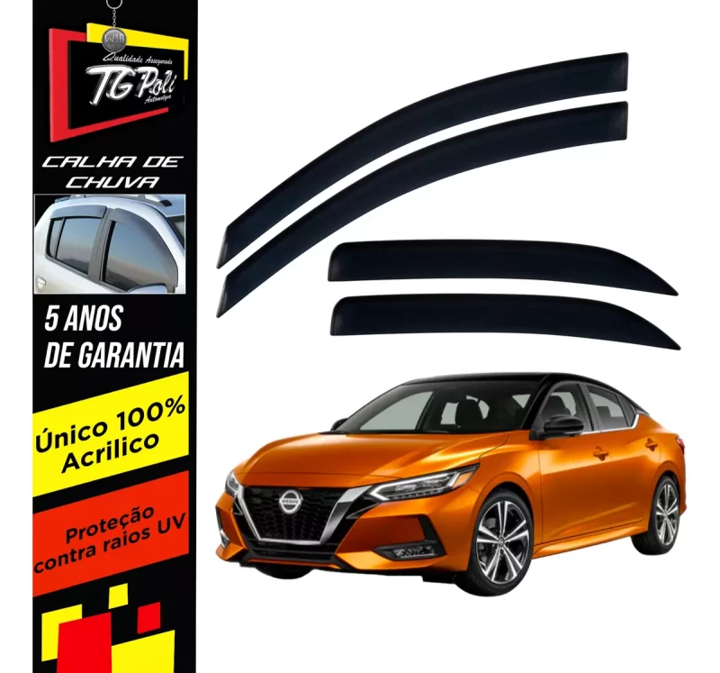 Calha Chuva Tg Poli 32005.0 Nissan Sentra - Imagem 1