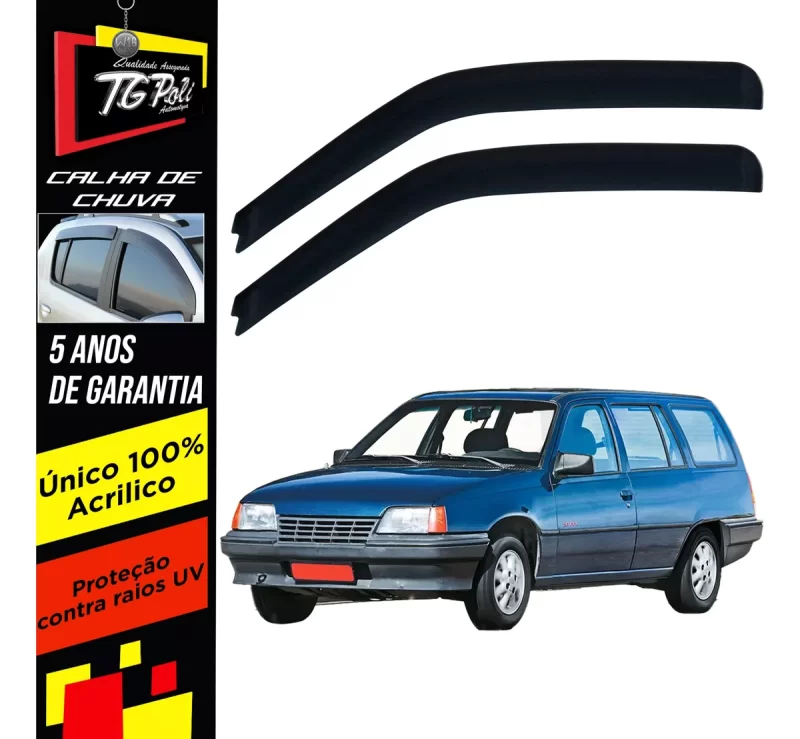 Calha De Chuva Tg Poli 23001.0 Chevrolet Ipanema - Imagem 1