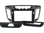 Moldura Painel Multimídia Preta 9 Mp5 Dvd Hyundai Creta - Imagem 2