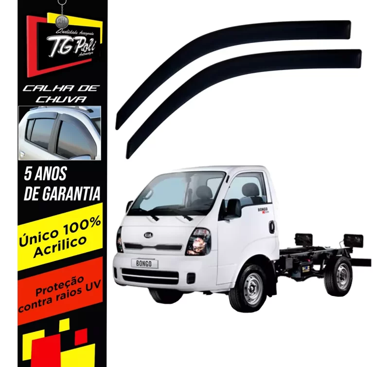 Calha De Chuva Tg Poli 31.004 Kia Bongo - Imagem 1