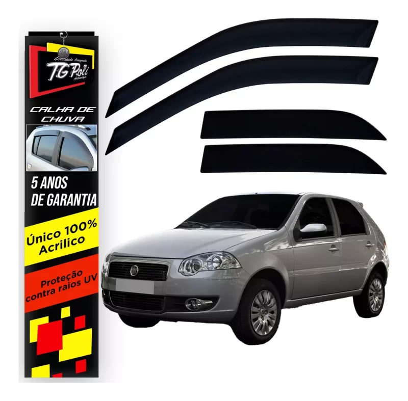 Calha Chuva Tg Poli 24.004 Fiat Palio - Imagem 1