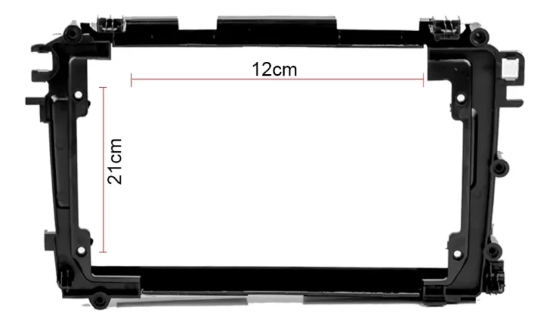 Moldura Acabamento Painel Multimídia 9 Polegadas Honda Hr-v - Imagem 3