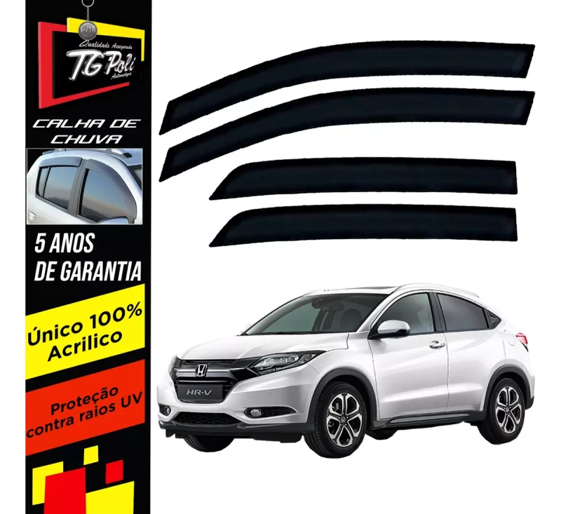 Calha Chuva Tg Poli 28010.0 Honda Hrv - Imagem 1