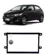 Moldura Acabamento Painel Multimídia 7 Polegadas Chevrolet Cobalt Onix Prisma Joy Spin