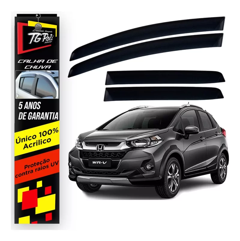 Calha Chuva Tg Poli 28.008 Honda Wrv - Imagem 1