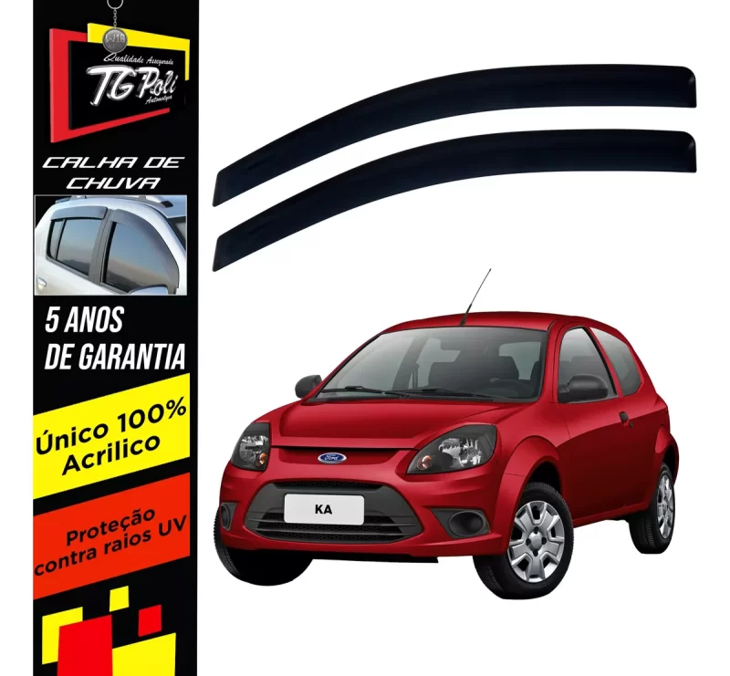 Calha De Chuva Tg Poli 21002.0 Ford Ka - Imagem 1