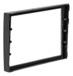 Moldura Painel Multimídia Preta 2 Din Mp5 Chevrolet Vectra Montana Meriva e Corsa - Imagem 2