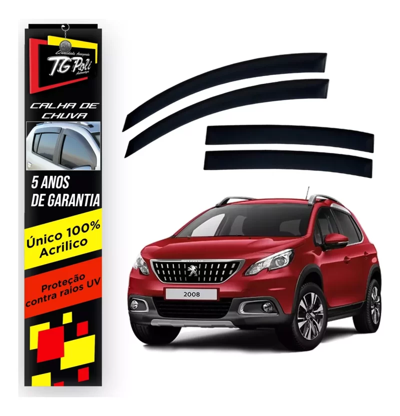 Calha Chuva Tg Poli 20.008 Peugeot 2008 - Imagem 1