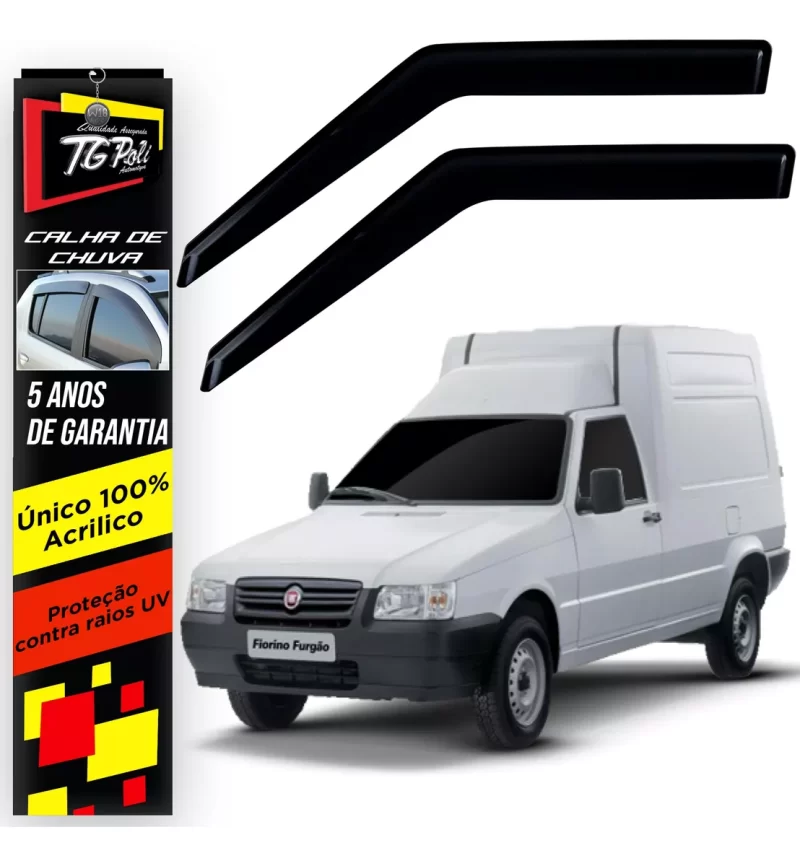 Calha Chuva Tg Poli 24007.0 Fiat Fiorino - Imagem 1