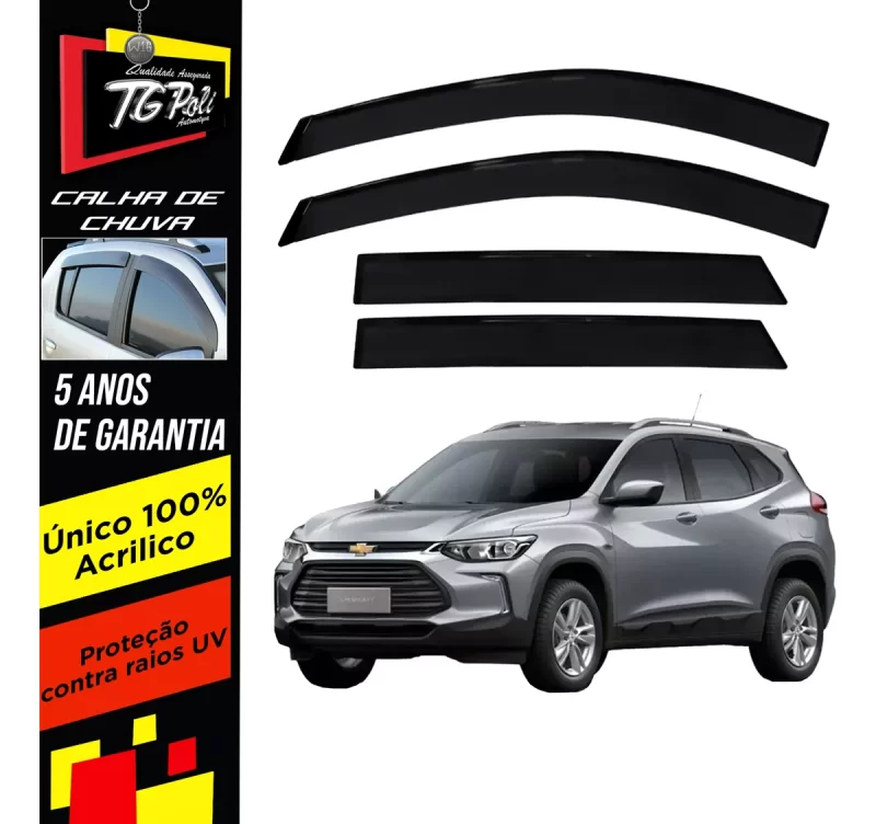 Calha De Chuva Tg Poli 23.037 Chevrolet Tracker - Imagem 1