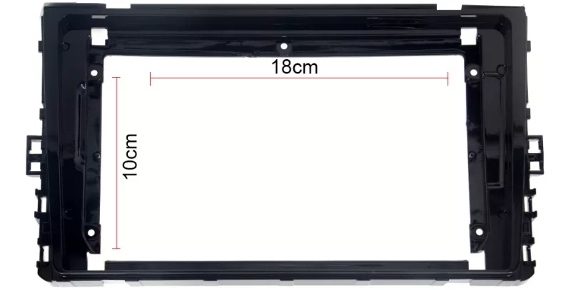 Combo Moldura Painel Multimídia Mp5 Dvd Volkswagen T- Cross Virtus e Novo Polo - Imagem 3