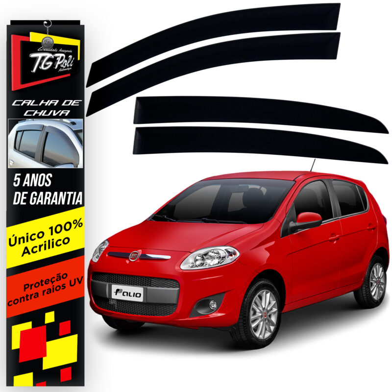 Calha Chuva Tg Poli 24.018 Fiat Palio G5 - Imagem 1