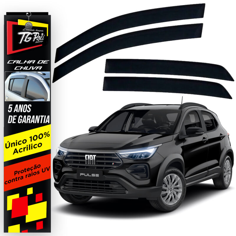 Calha Chuva Tg Poli 24.024 Fiat Pulse - Imagem 1