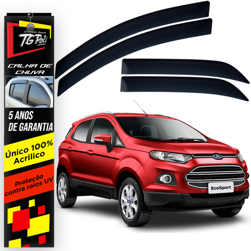 Calha Chuva Tg Poli 21016.0 Ford Ecosport - Imagem 1