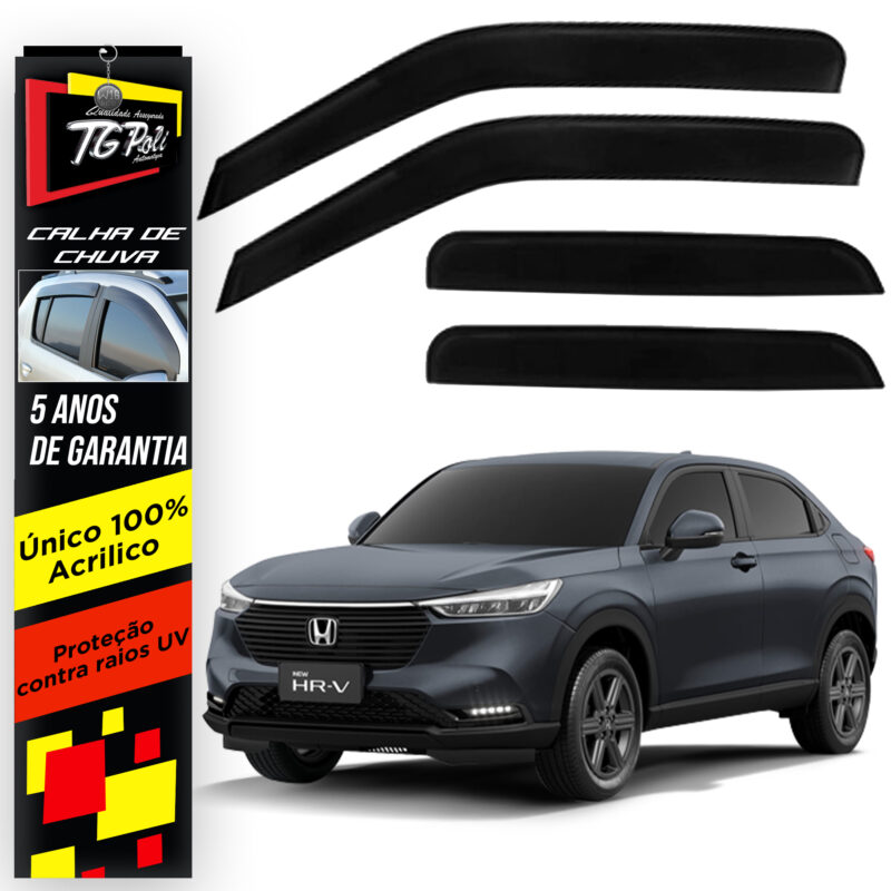 Calha Chuva Tg Poli 28013.0 Honda New Hrv - Imagem 1