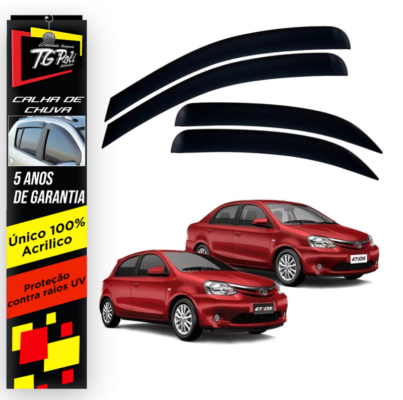 Calha Chuva Tg Poli 27.005 Toyota Etios - Imagem 1