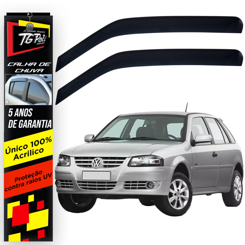 Calha Chuva Tg Poli 22.002 Volkswagen Gol G4 2P - Imagem 1